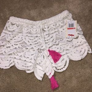 Beach coverup shorts
